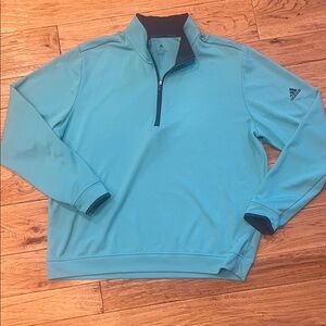 Adidas Blue Quarter-Zip Pullover